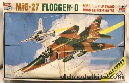 ESCI 1/48 Mig-27 Flogger D, SC-4020 plastic model kit